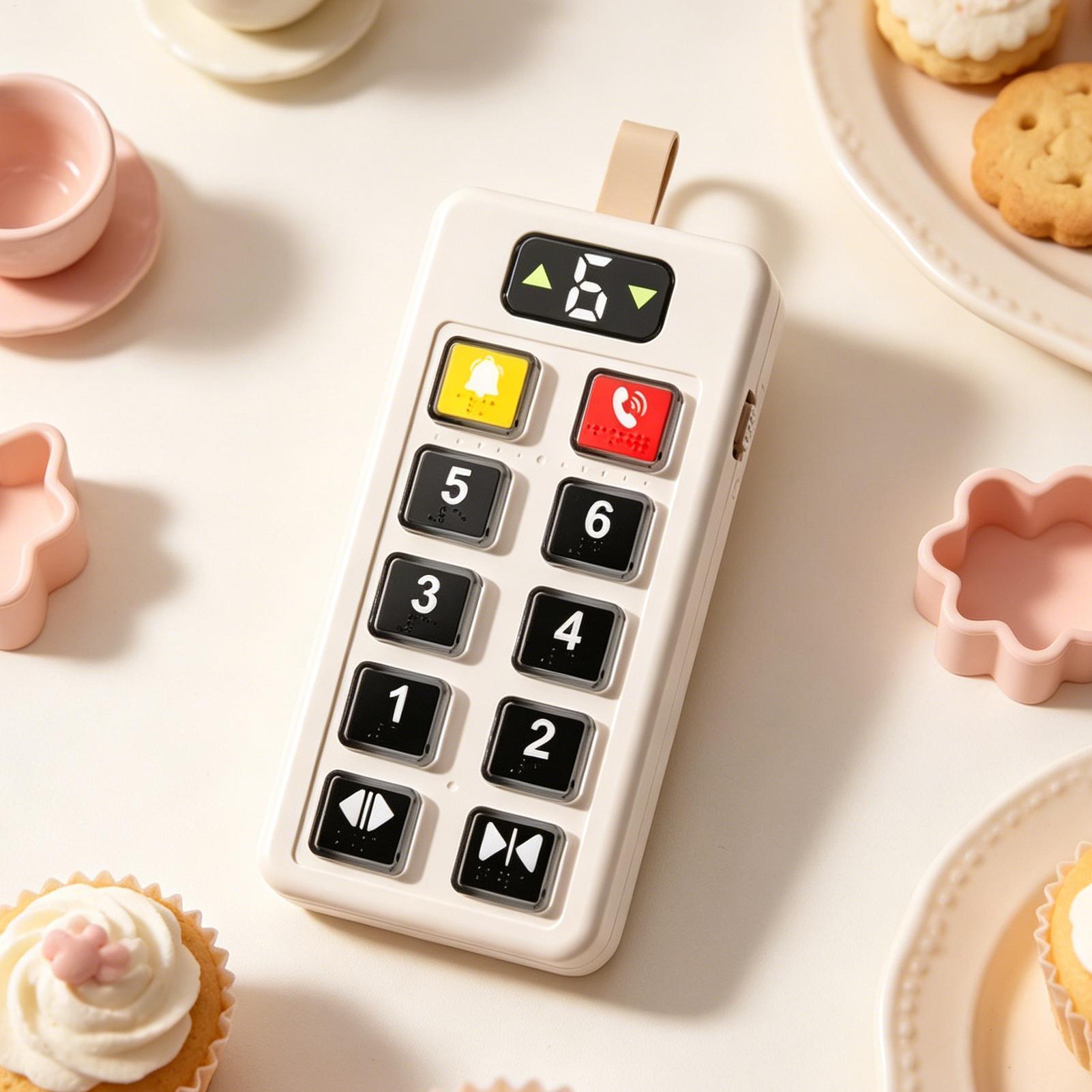 Kids Education Number - Liftknoppaneel Speelgoed Educatief knop-fidget-bordspel met lichtgeluid