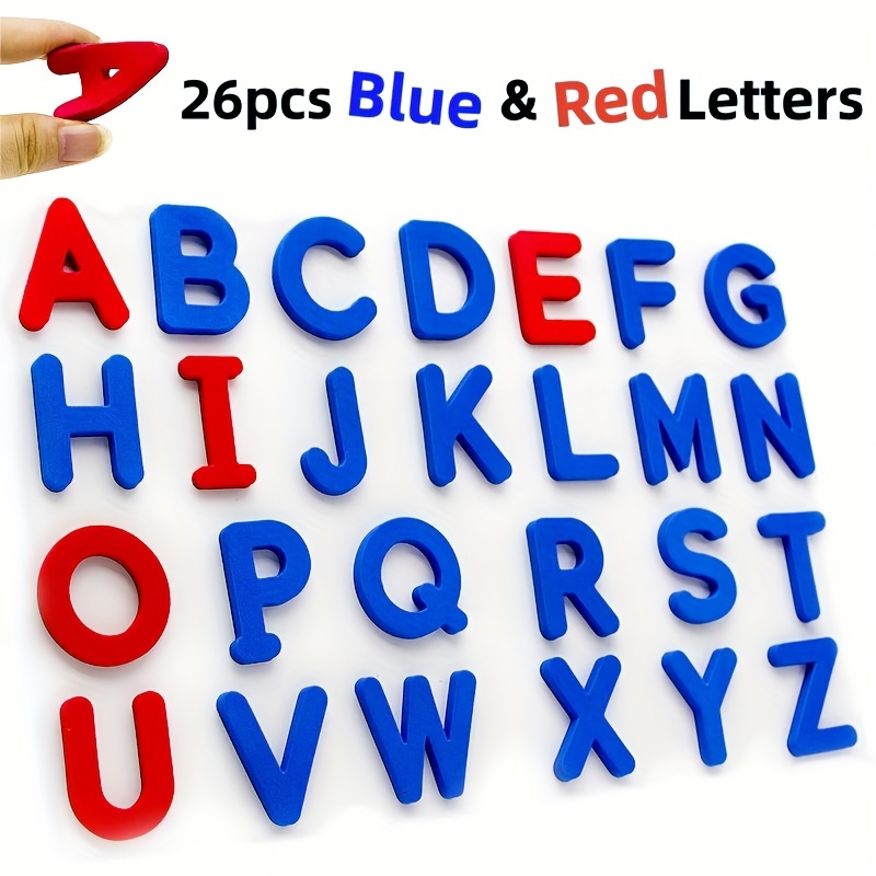 Kids Education Number - Rode en blauwe Engelse letter magnetische