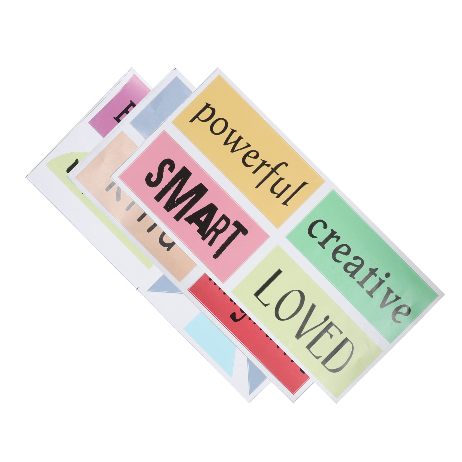 Kids Education Motivation - 3 stuks motiverende raketvloerstickers voor kinderen
