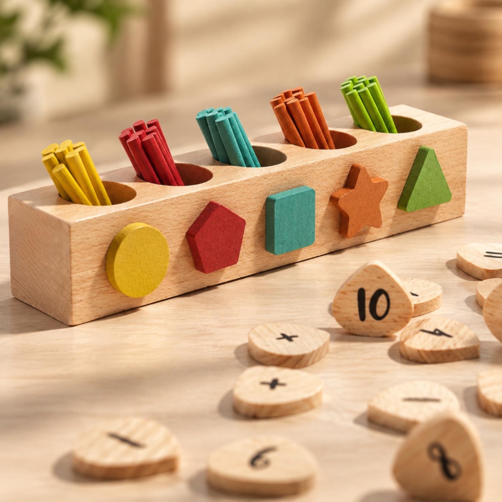 Houten leerzaam speelgoed voor - Kids Education Number recensie en prijs
