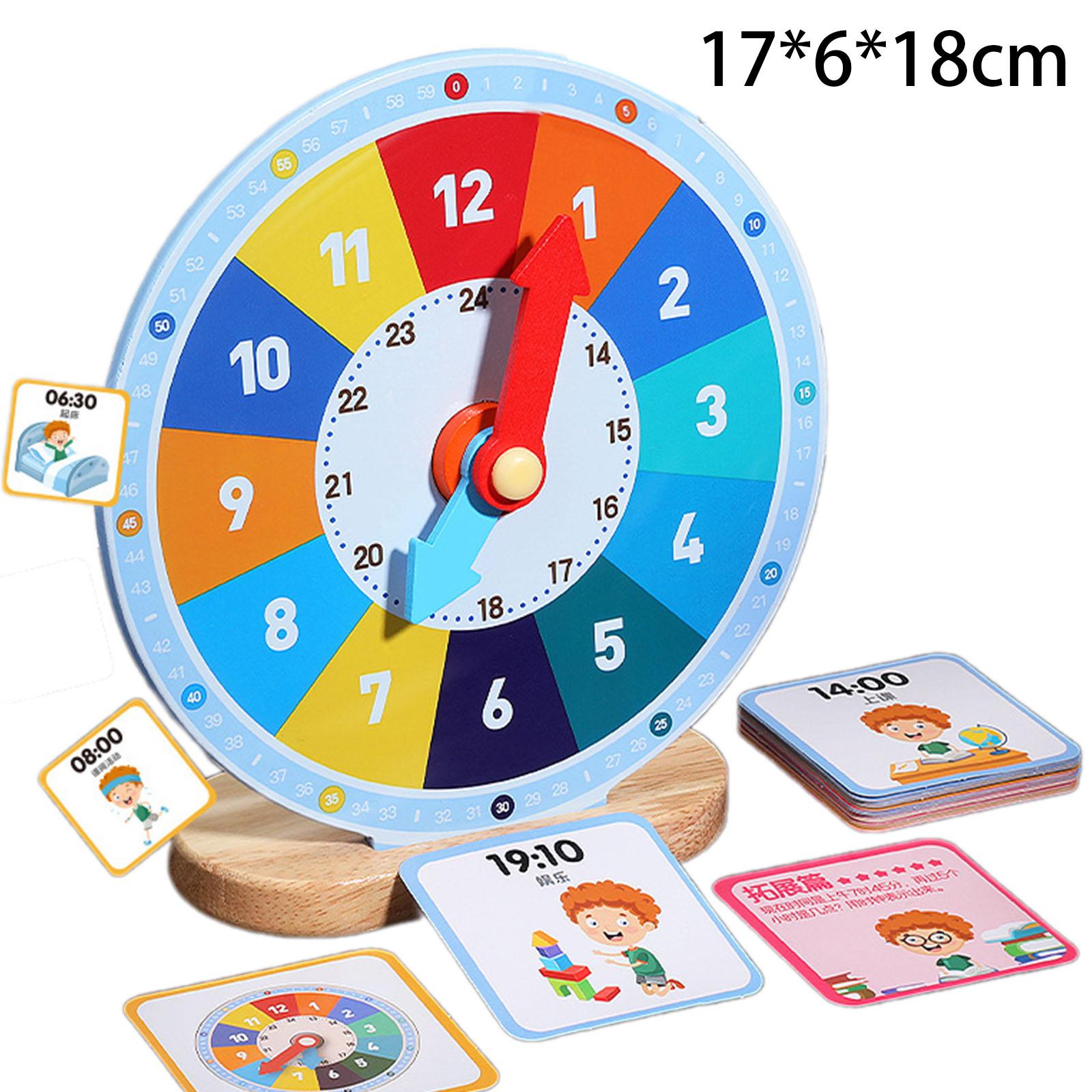 Houten educatieve klok, een le - Kids Education Number recensie en prijs