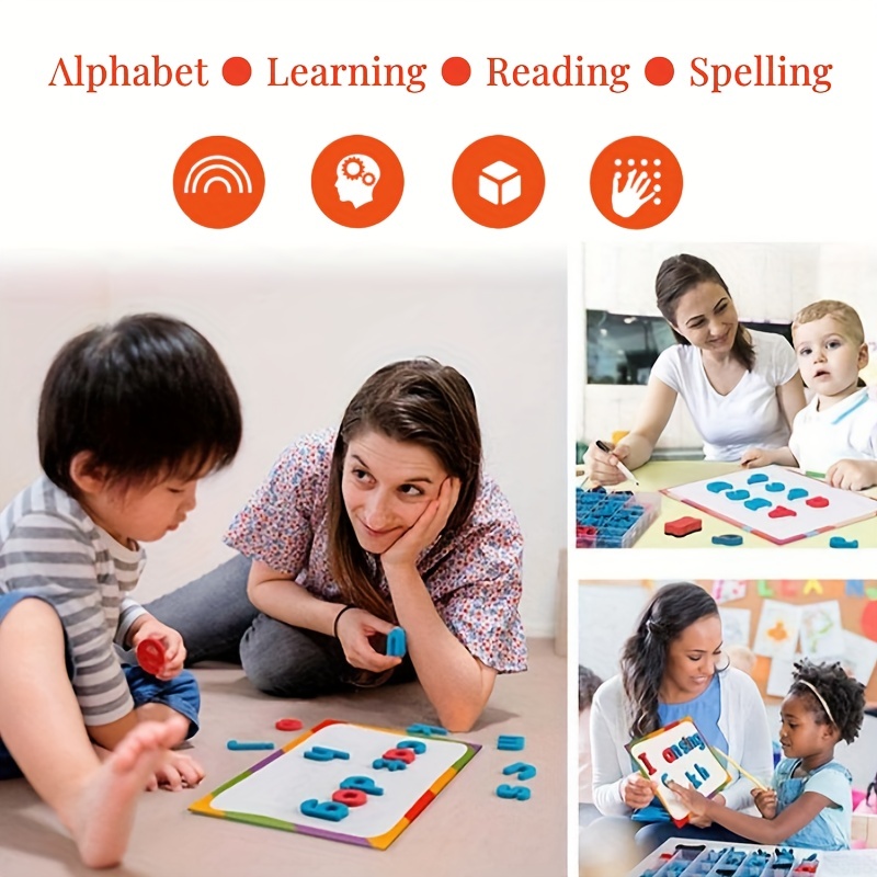 Rode en blauwe Engelse letter  - Kids Education Number recensie en prijs