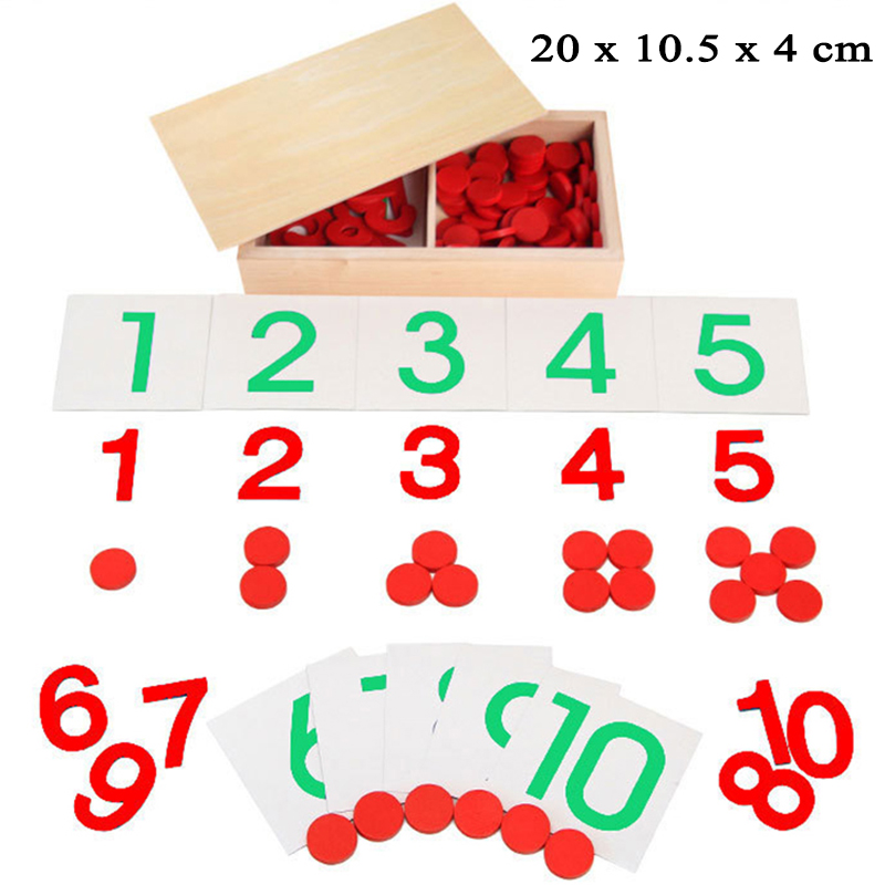 Teldoos Wiskunde Montessori Sp - Kids Education Number recensie en prijs